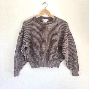 Vintage 80's Cropped Boxy Calvin Klein Sweater
